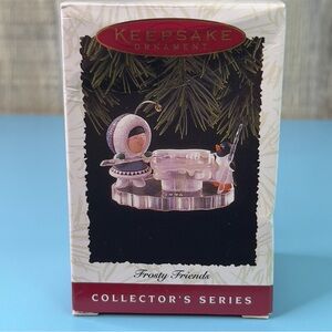 Hallmark Keepsake Ornament Frosty Friends Collectors Series Handcrafted 1996